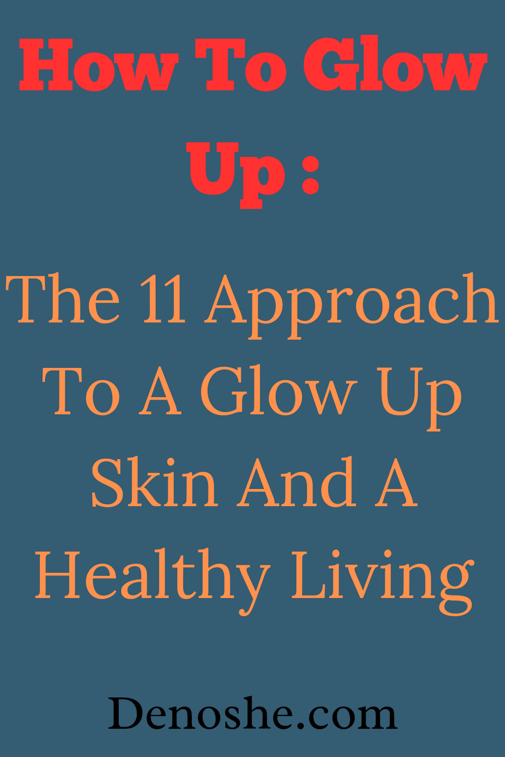 follow me as i drop the tips that is require for your glowing process.: How To Glow Up
