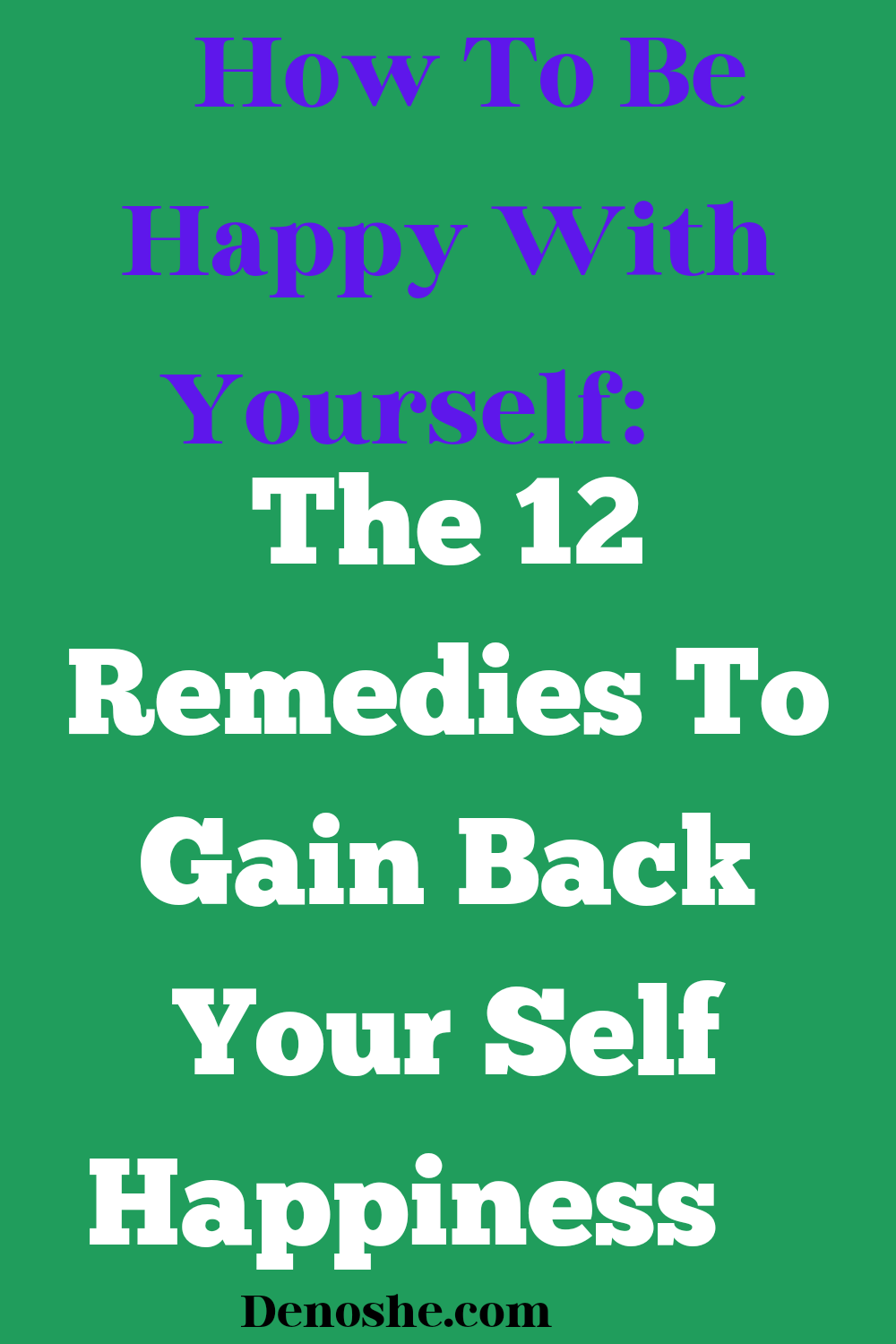 Well below are a few ways on how to be happy with yourself: how to be happy with yourself